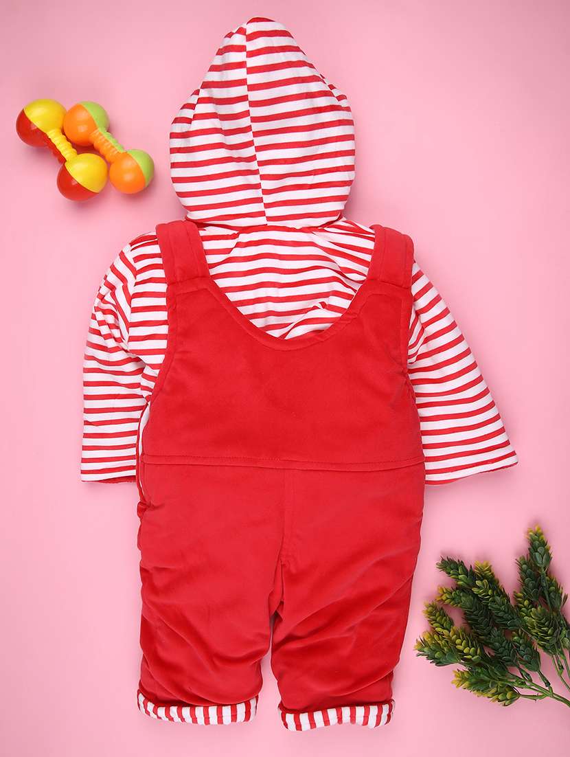 kids striped long sleeve hooded romper - 22166616 -  Standard Image - 1