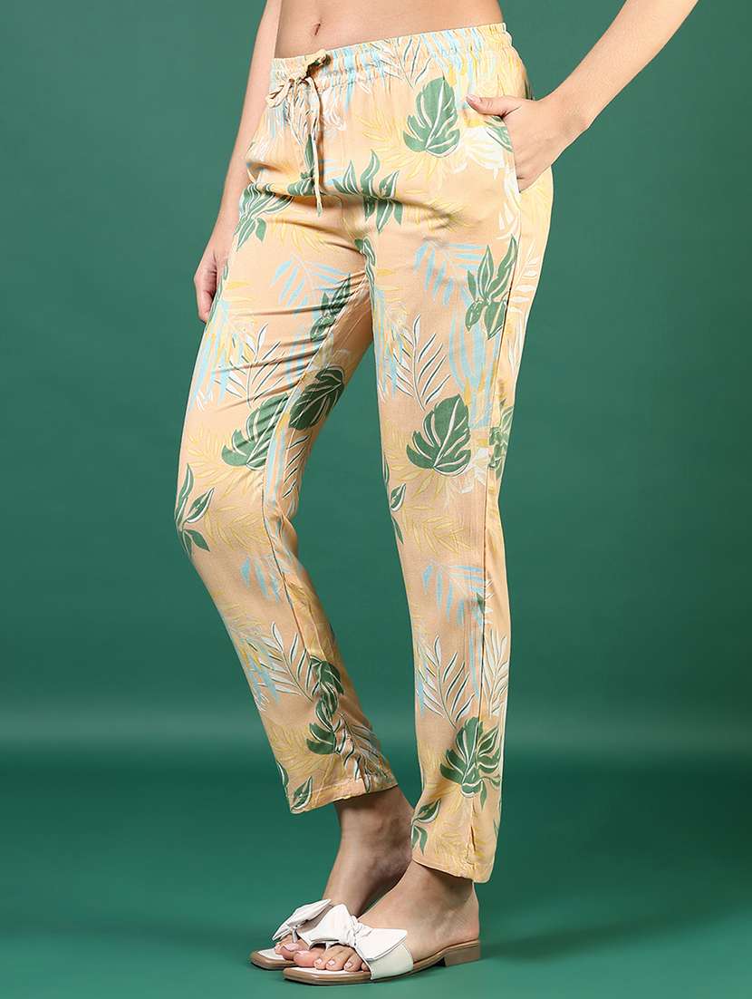 women printed mid rise pajama - 22166650 -  Standard Image - 1