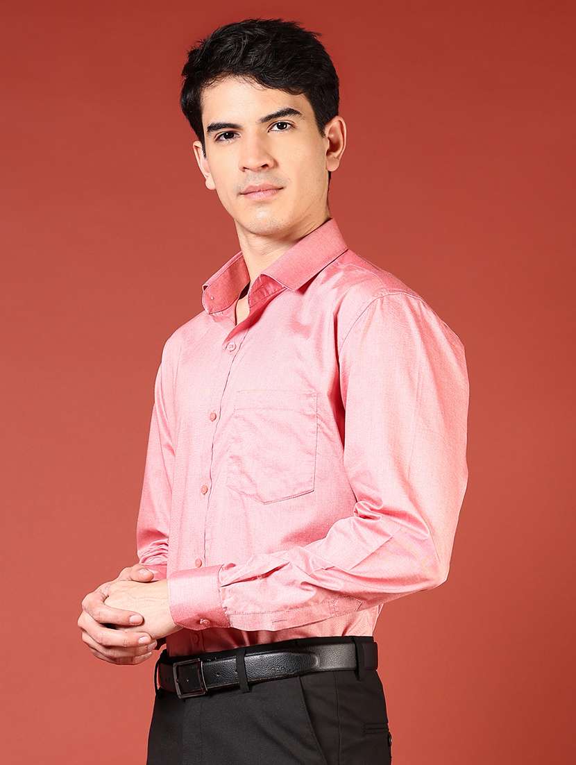 men solid long sleeve regualr fit formal shirt - 22167233 -  Standard Image - 1