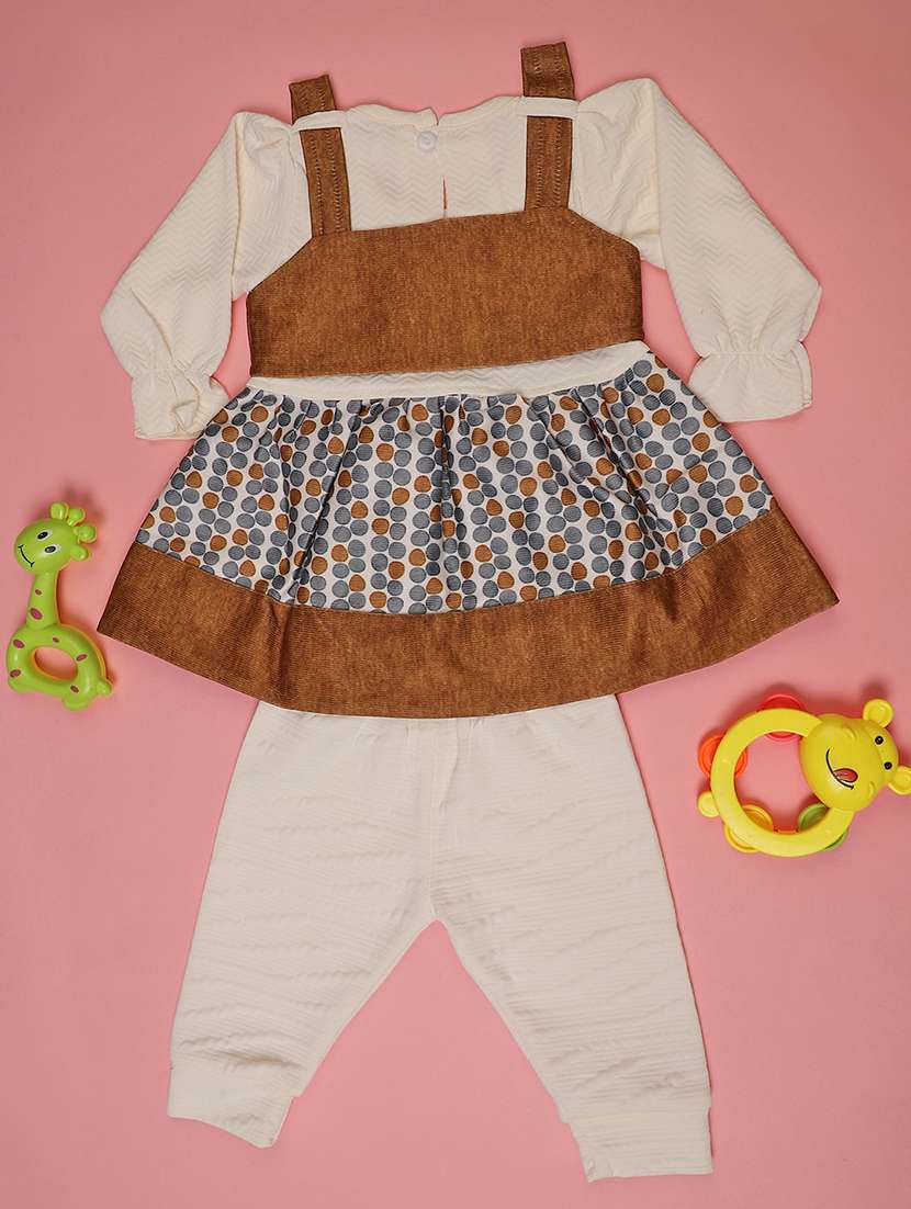 girls printed top and shorts co-ord set - 22168083 -  Standard Image - 1
