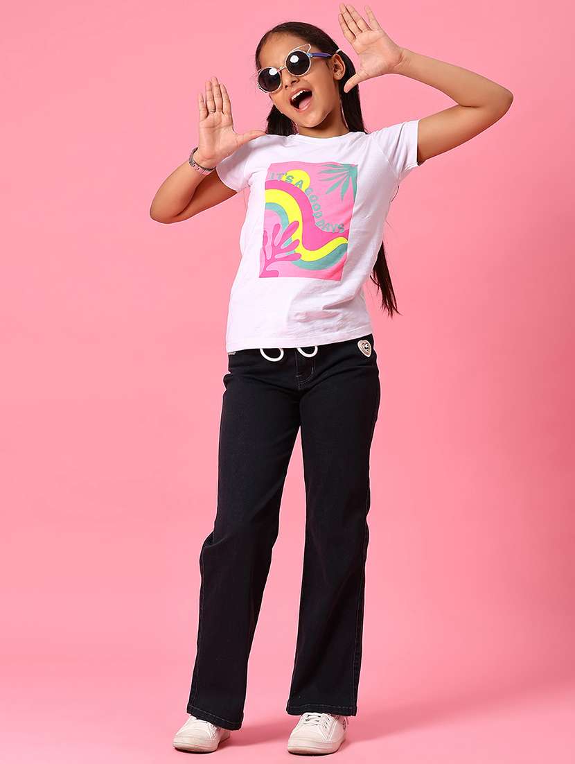 girs solid mid rise straight fit jean - 22168245 -  Standard Image - 4