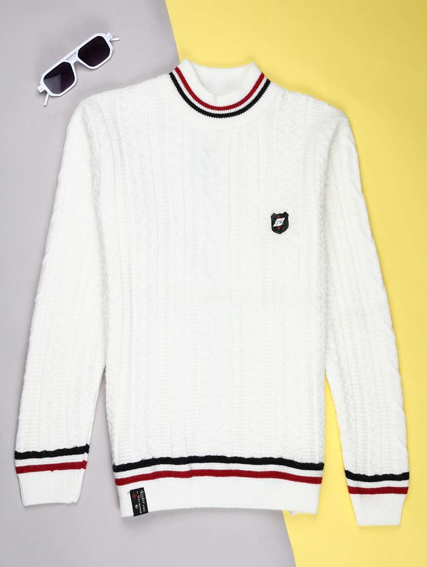 boys self designesd long sleeve sweater