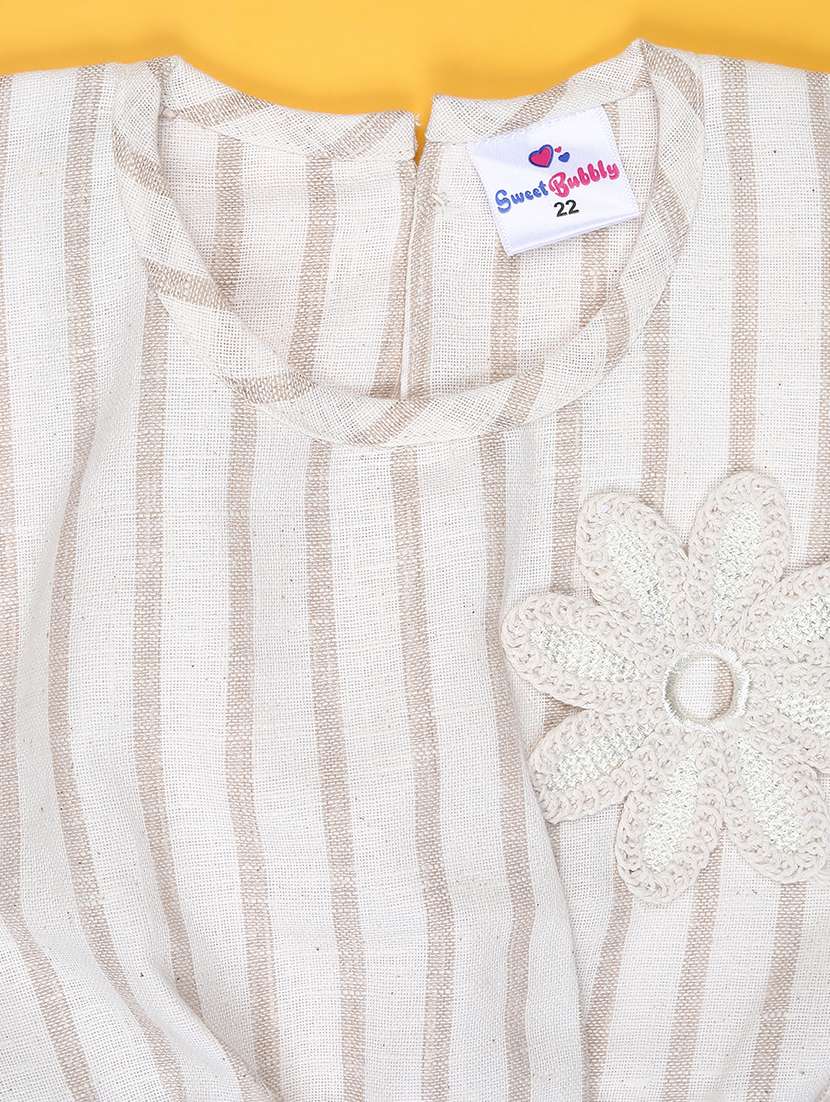 girls striped top and shorts co-ord set - 22168556 -  Standard Image - 4