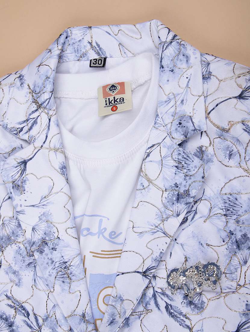 boys printed long sleeve 3 piece suit set - 22168584 -  Standard Image - 4