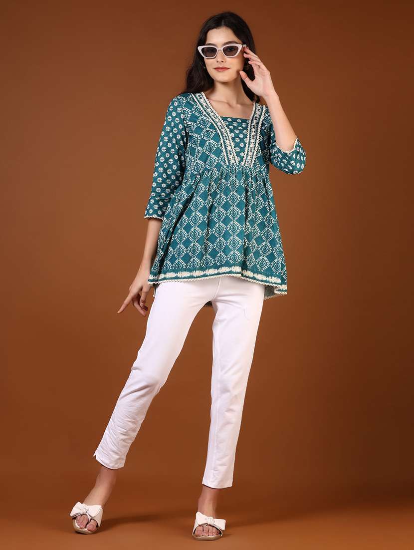 women solid mid rise ankle length tapered pant - 22168841 -  Standard Image - 4