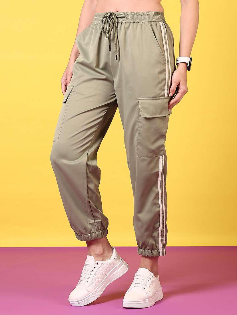 women tapered mid rise regular fit jogger - 22168992 -  Standard Image - 1
