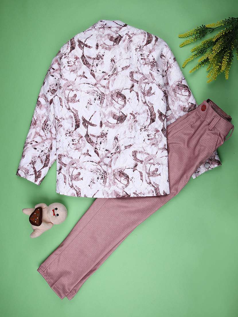 boys printed long sleeve 3 piece suit set - 22169311 -  Standard Image - 1