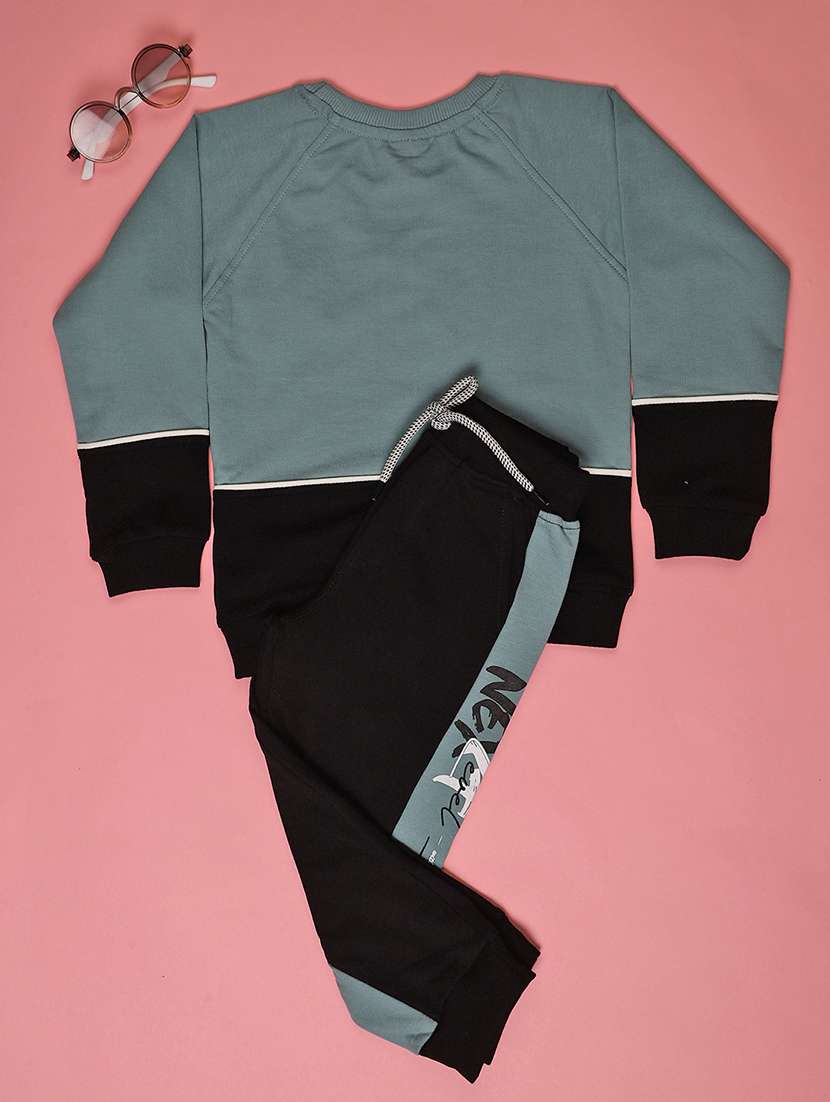 boys printed t-shirt and jogger co-ord set - 22169375 -  Standard Image - 1