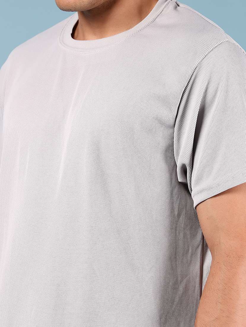 men solid short sleeve regular fit t-shirt - 22169861 -  Standard Image - 4