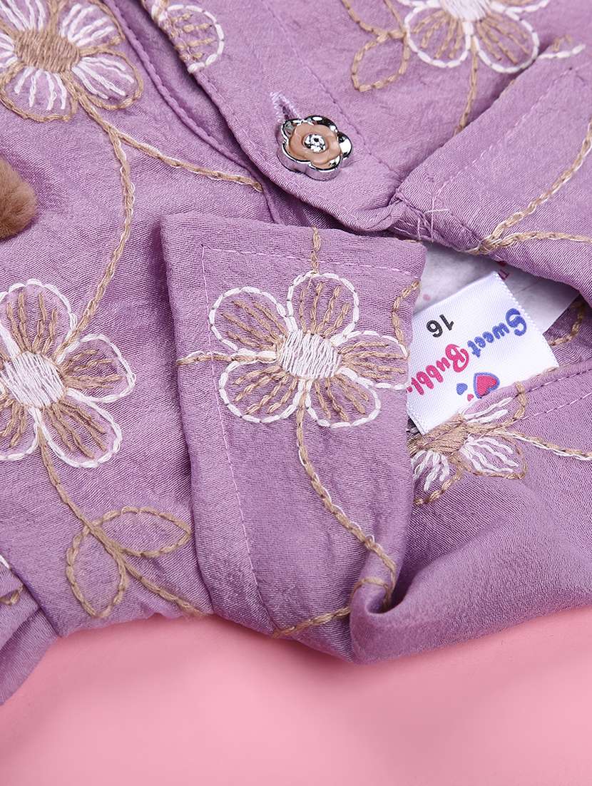 Girls Embroidered Top & Shorts Co-ord Set - 22170239 -  Standard Image - 4