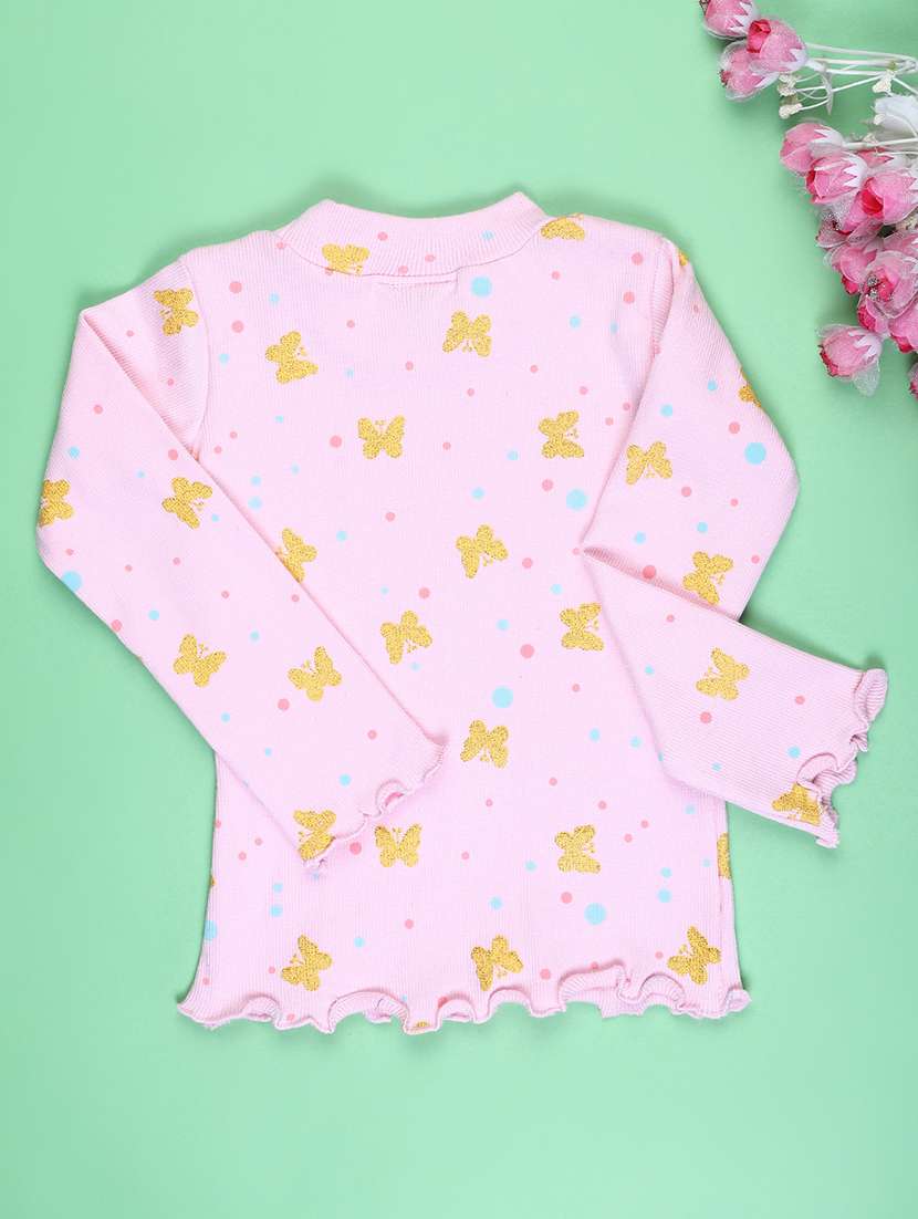 girls printed long sleeve tee - 22170319 -  Standard Image - 1