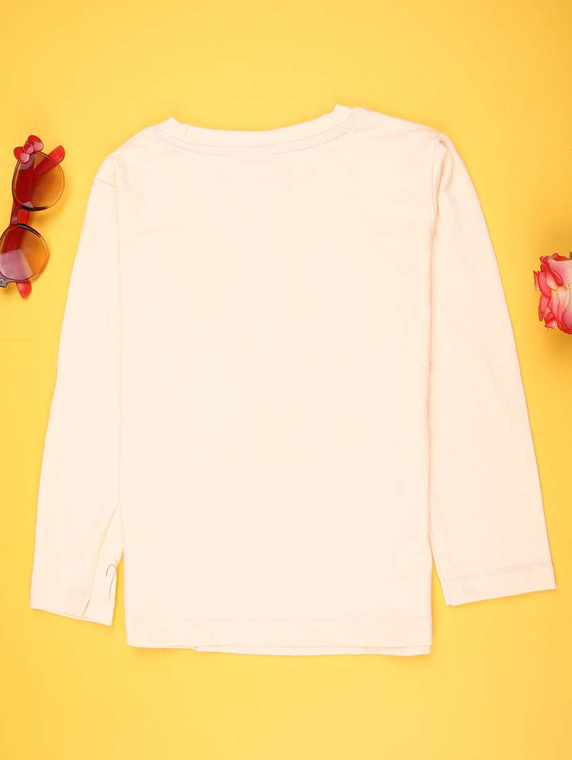 girls printed long sleeve tee - 22170321 -  Standard Image - 1