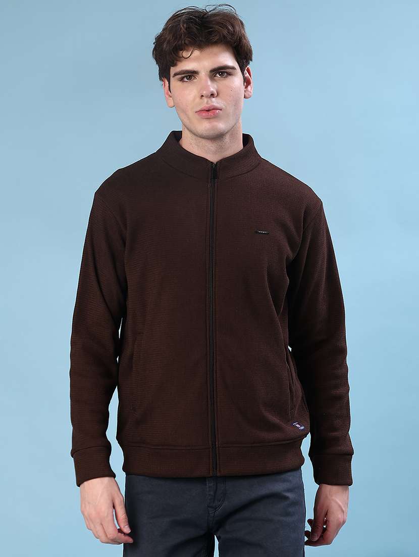 men self design long sleeve regular fit sweatshirt - 22170459 -  Standard Image - 1