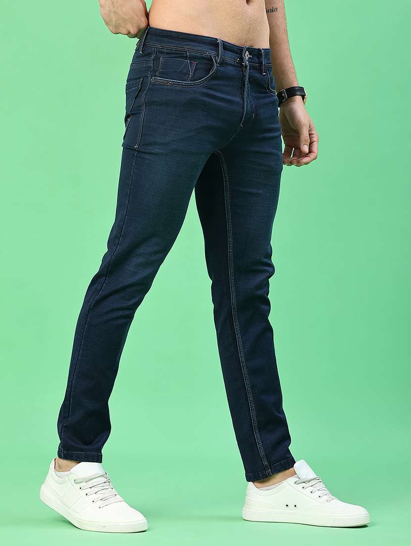 men washed mid rise full length jeans - 22170558 -  Standard Image - 1