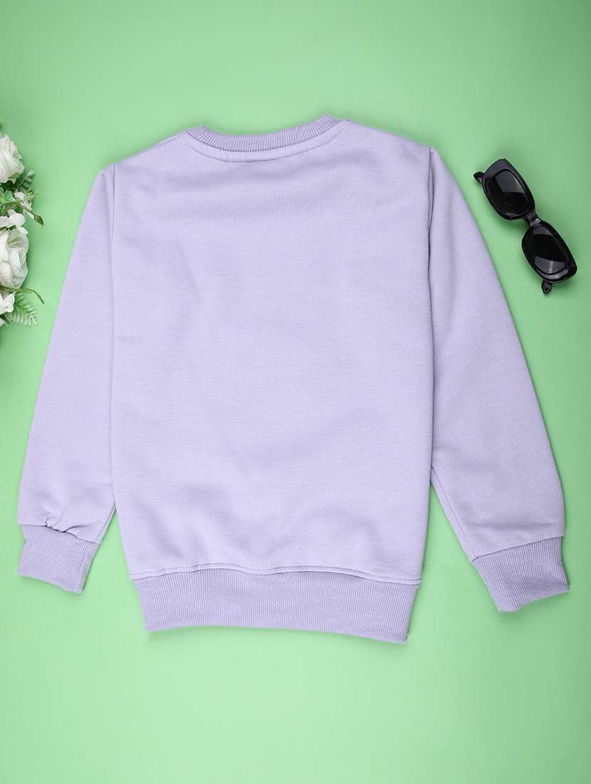 kids solid long sleeve sweatshirt - 22170594 -  Standard Image - 1