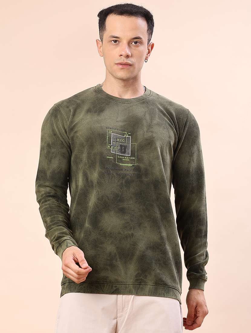 men printed long sleeve t-shirt - 22170672 -  Standard Image - 1