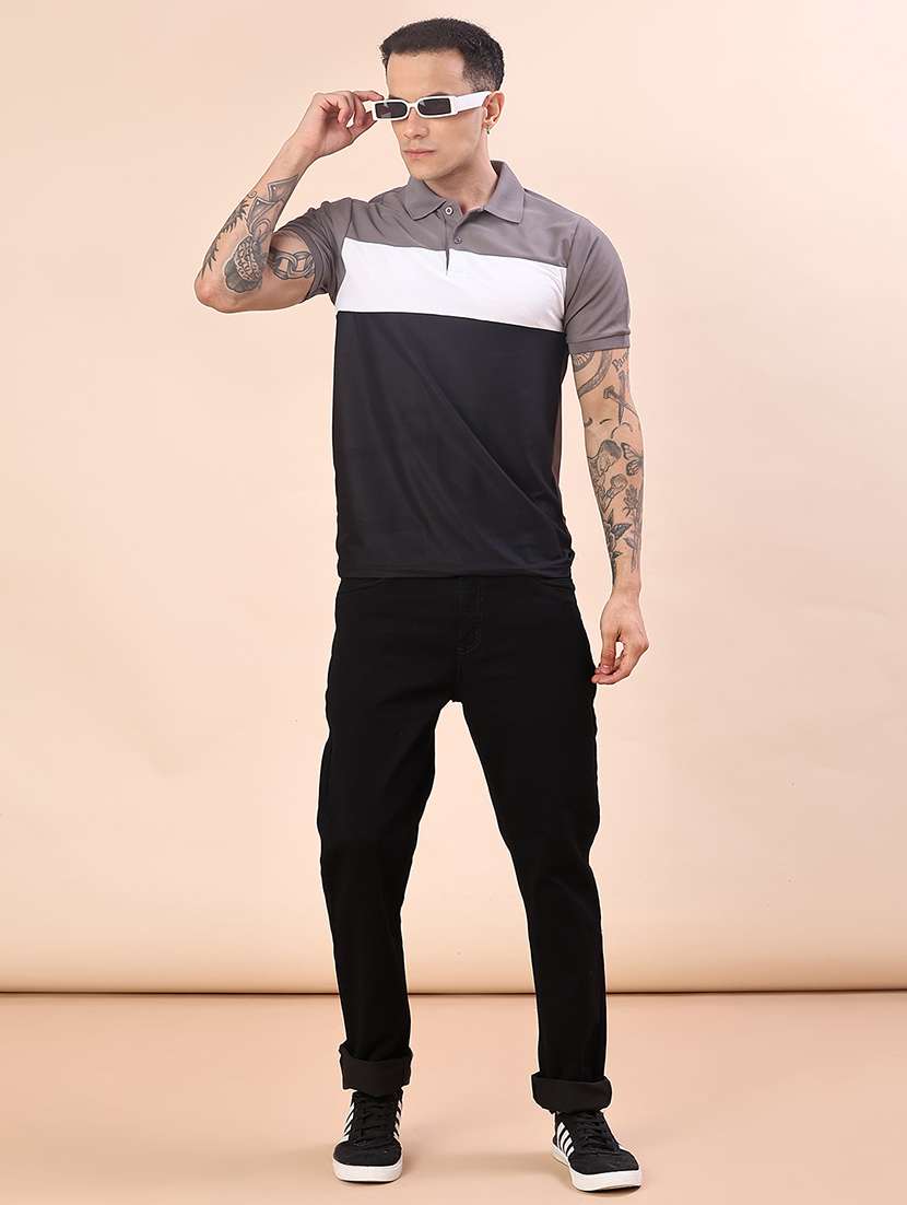 men plain mid rise full length jean - 22170687 -  Standard Image - 4