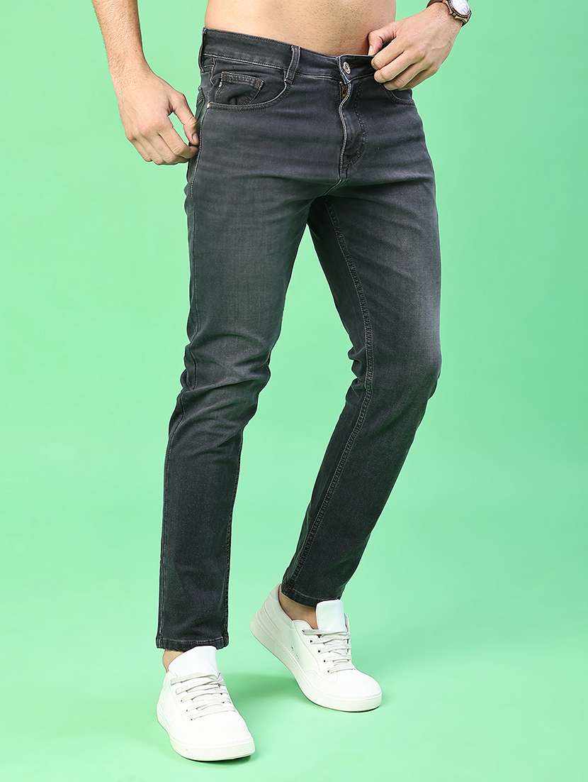 men washed mid rise full length jeans - 22170694 -  Standard Image - 1