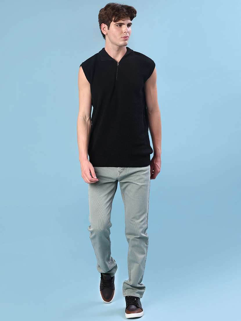 black polyester pullover - 22170712 -  Standard Image - 4