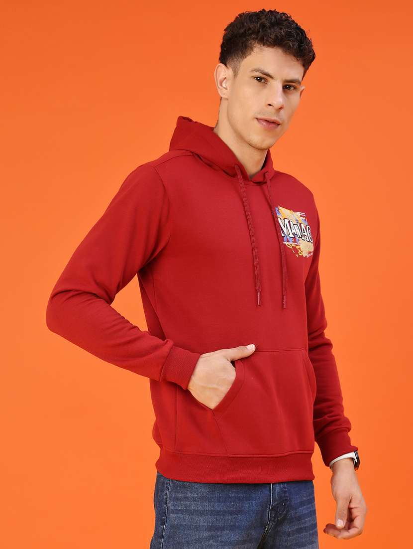 men printed long sleeve regular fit sweatshirt - 22170743 -  Standard Image - 1