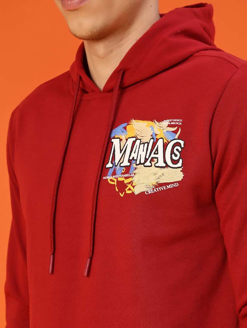 men printed long sleeve regular fit sweatshirt - 22170743 -  Standard Image - 4