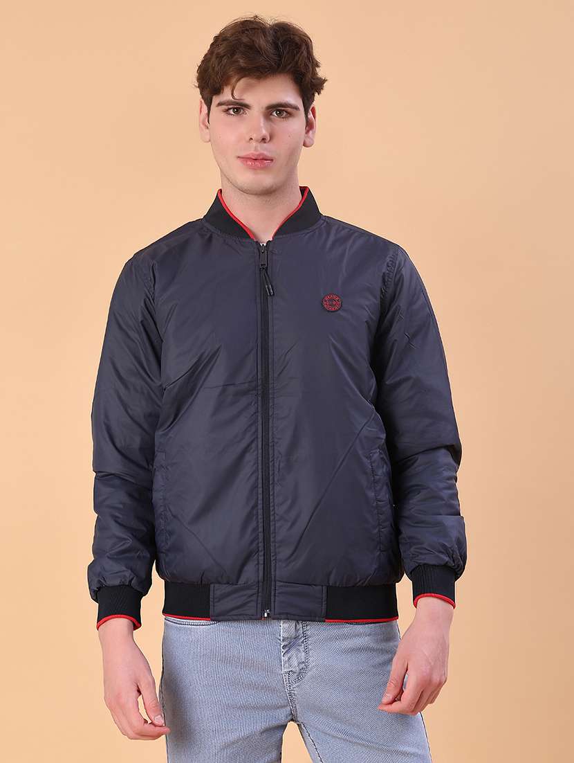 men solid long sleeve reversible casual jacket - 22170755 -  Standard Image - 1