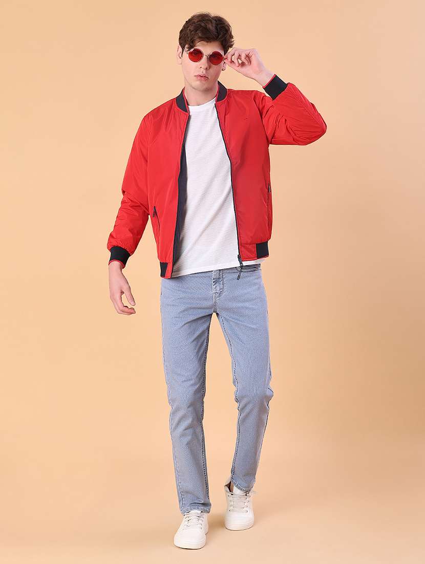 men solid long sleeve reversible casual jacket - 22170755 -  Standard Image - 4