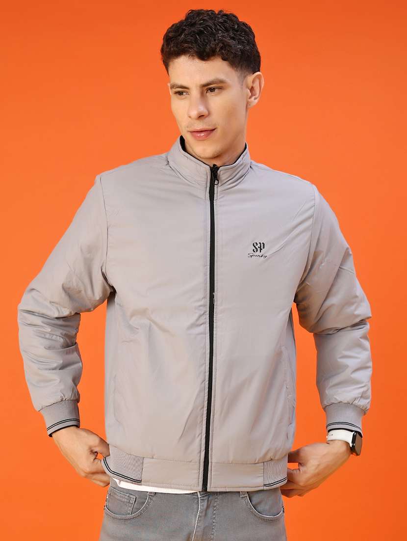 men solid long sleeve reversible casual jacket - 22170873 -  Standard Image - 1