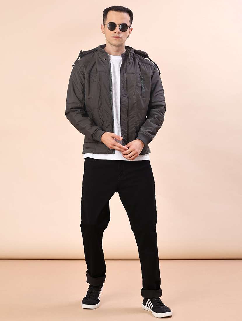 men solid long sleeve lightweight bomber jacket - 22170881 -  Standard Image - 4