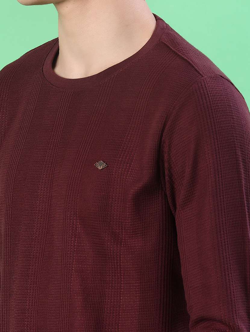 men self design long sleeve regular fit t-shirt - 22170949 -  Standard Image - 4