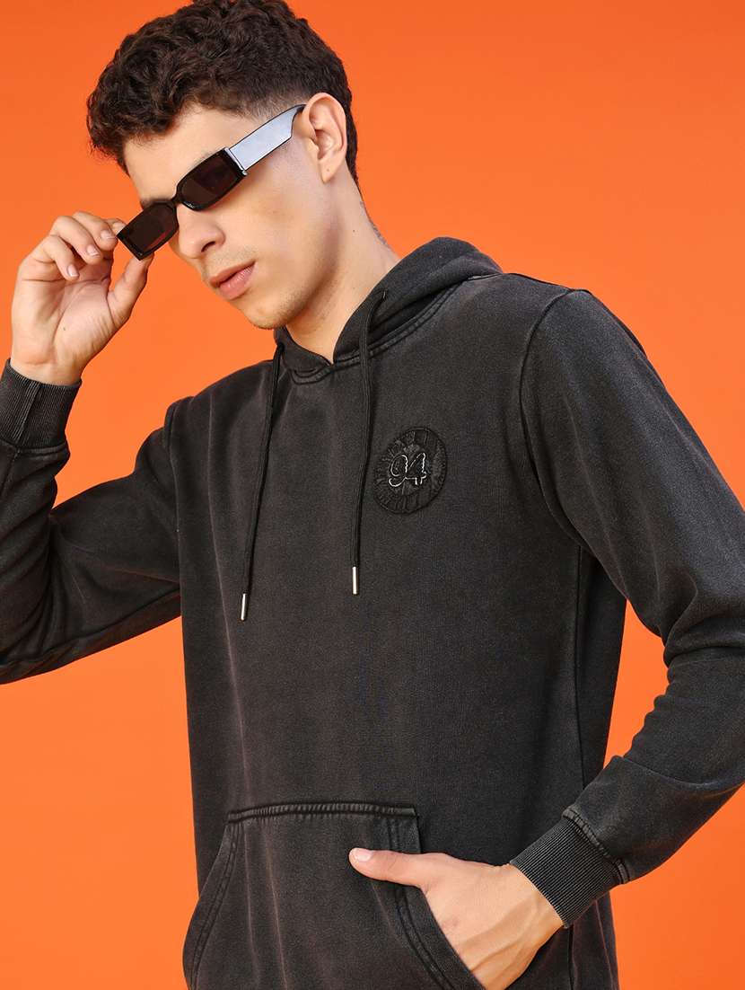 men solid long sleeve regular fit sweatshirt - 22170989 -  Standard Image - 1