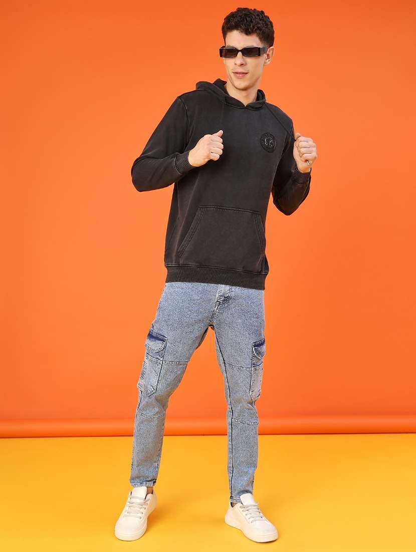 men solid long sleeve regular fit sweatshirt - 22170989 -  Standard Image - 4