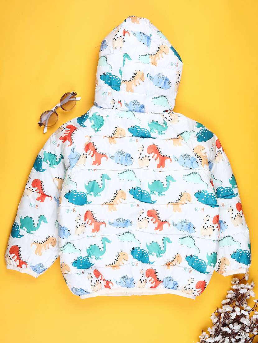 boys printed long sleeve quilted jackets - 22171256 -  Standard Image - 1