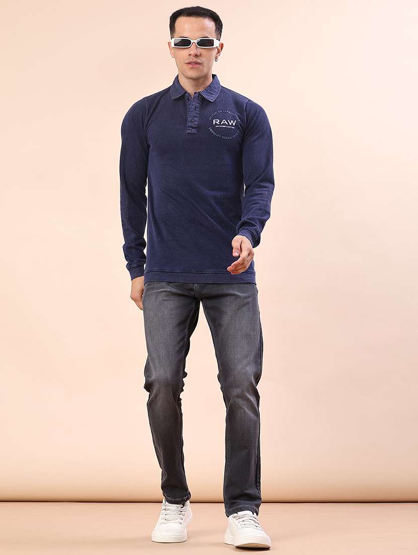 Men Washed Mid Rise Full Length Jeans - 22171260 -  Standard Image - 4