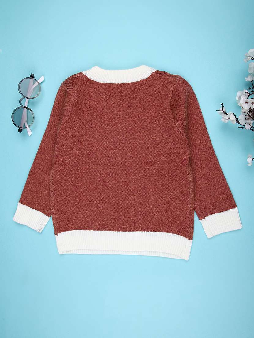 boys self designed long sleeve sweater - 22171294 -  Standard Image - 1