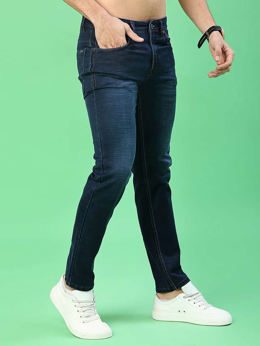 men washed mid rise full length jeans - 22171345 -  Standard Image - 1