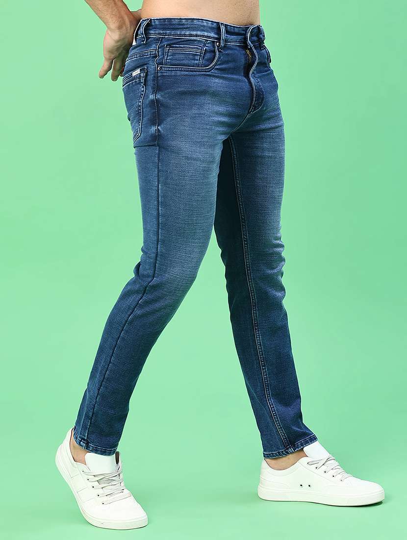 men washed mid rise full length jeans - 22171346 -  Standard Image - 1