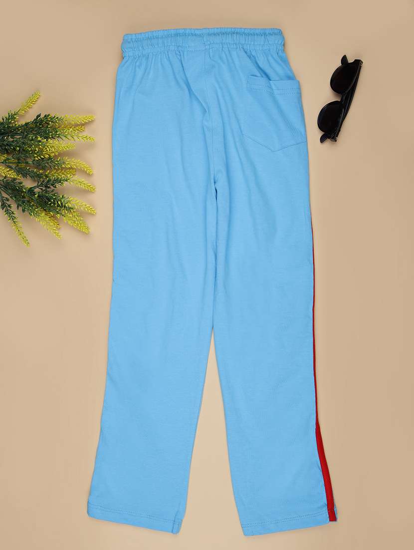 Girls Side Taped Mid Rise Regular Fit Track Pant - 22171417 -  Standard Image - 1