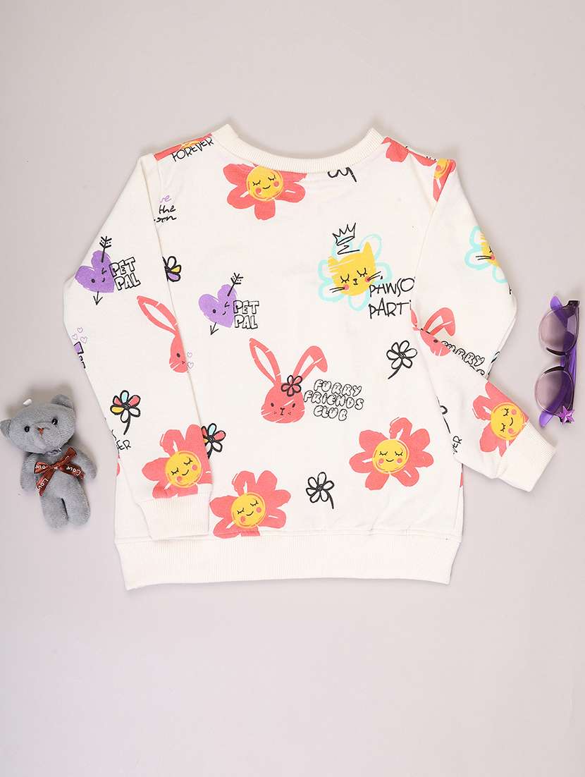 kids printed long sleeve sweatshirt - 22171582 -  Standard Image - 1