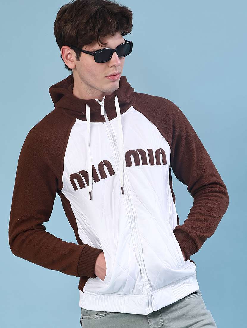 men color block long sleeve regular fit sweatshirt