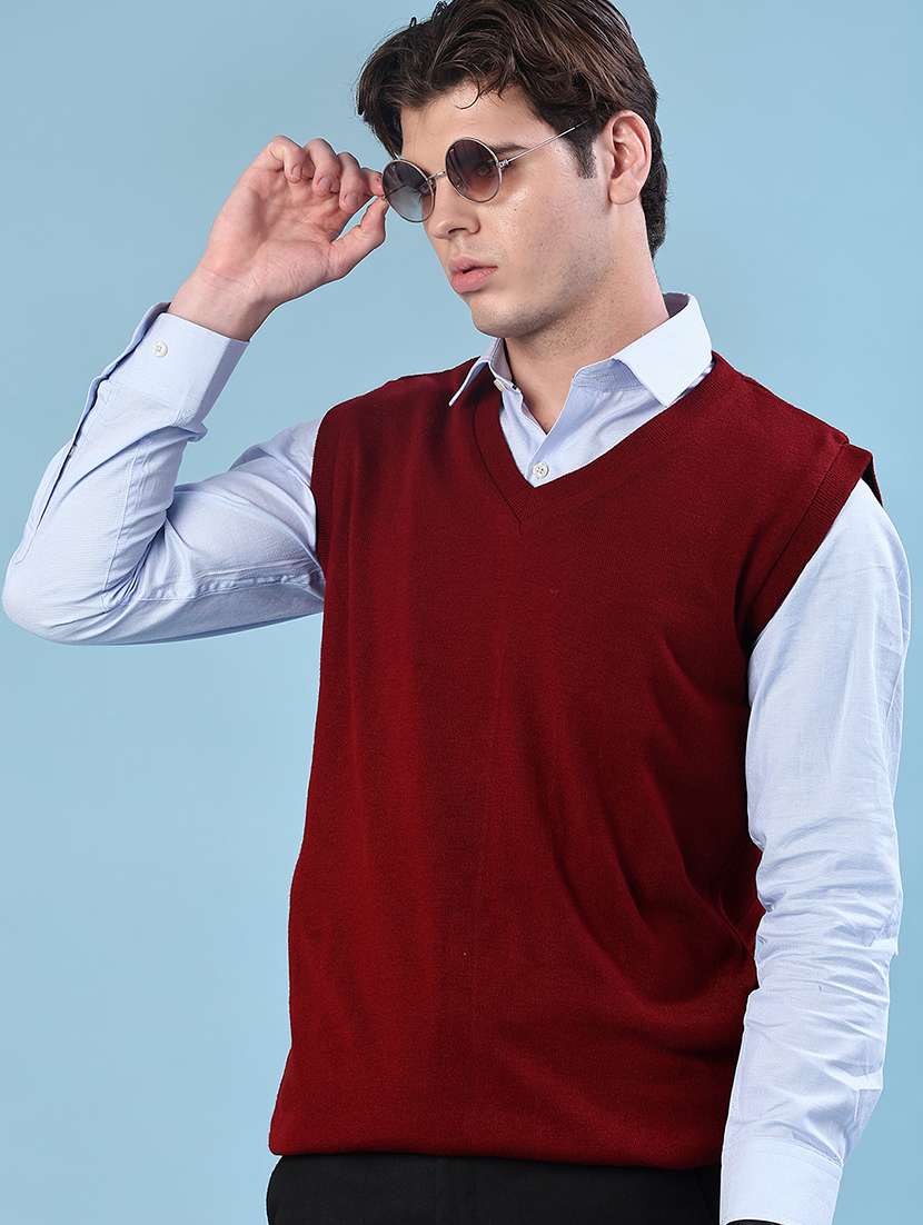 purple cotton blend pullover - 22171629 -  Standard Image - 1