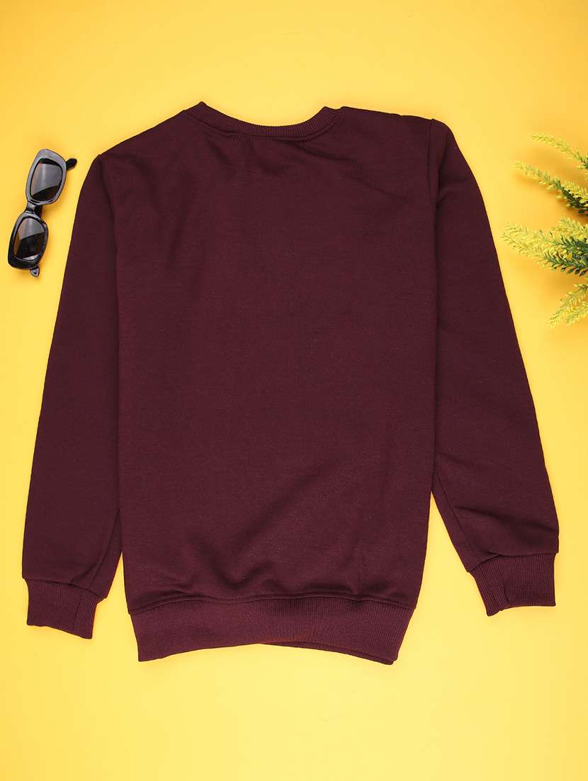 kids solid long sleeve sweatshirt - 22171643 -  Standard Image - 1