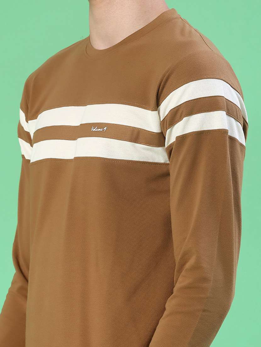 men striped long sleeve regular fit t-shirt - 22171675 -  Standard Image - 4