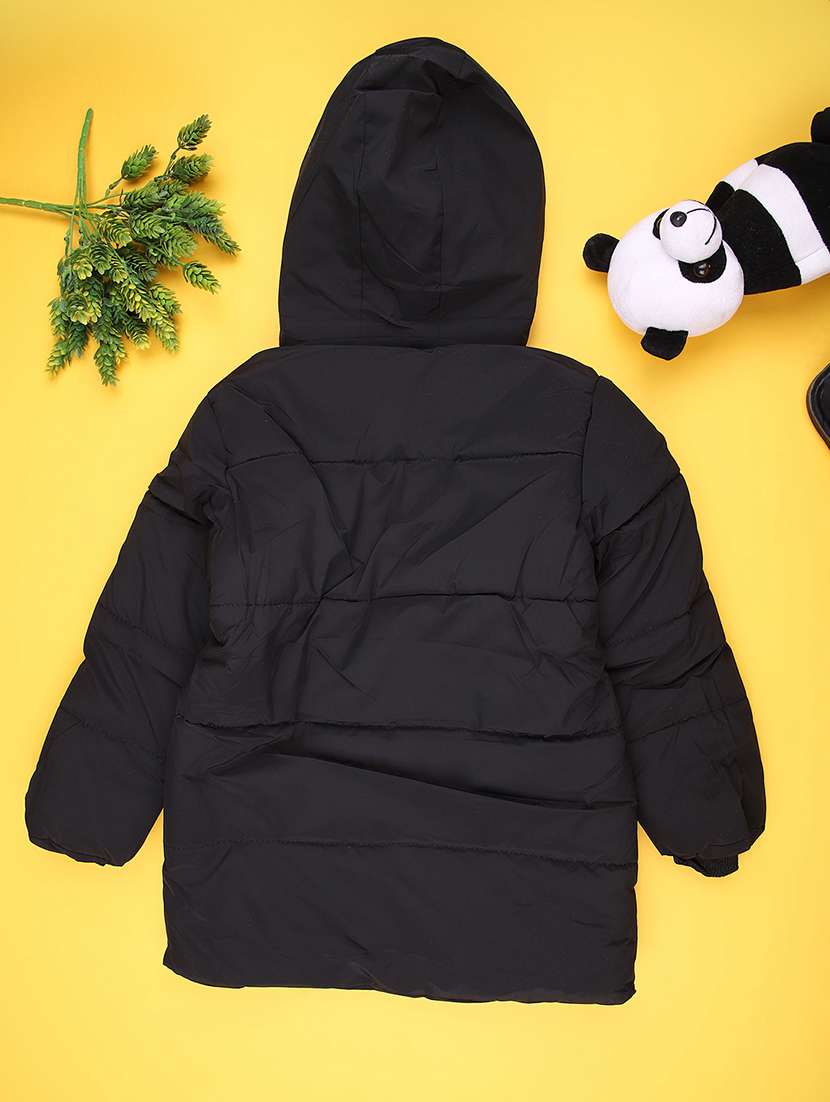 boys solid long sleeve quilted jacket - 22171683 -  Standard Image - 1