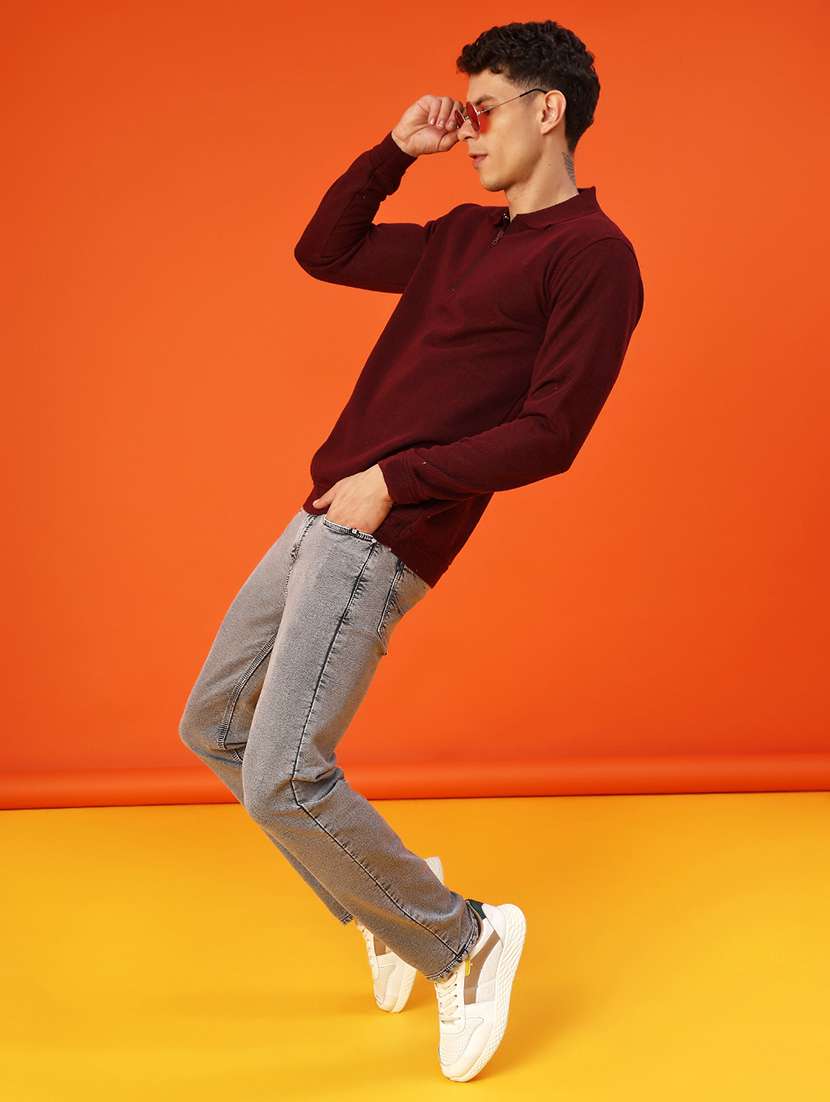 purple cotton blend pullover - 22171691 -  Standard Image - 4