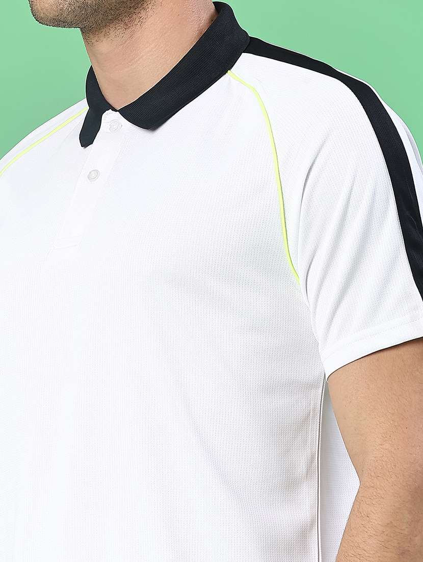 men solid short sleeve regular fit polo t-shirt - 22171896 -  Standard Image - 4