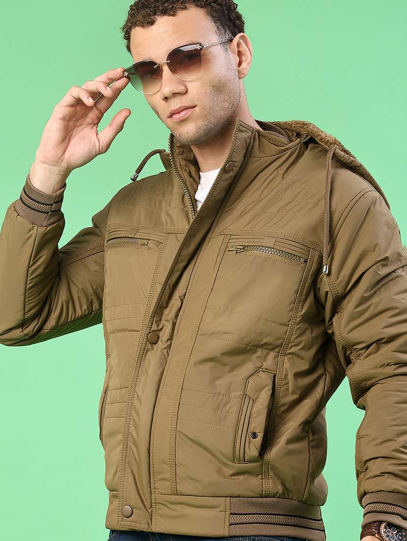 men solid long sleeve lightweight bomber jacket - 22171979 -  Standard Image - 1