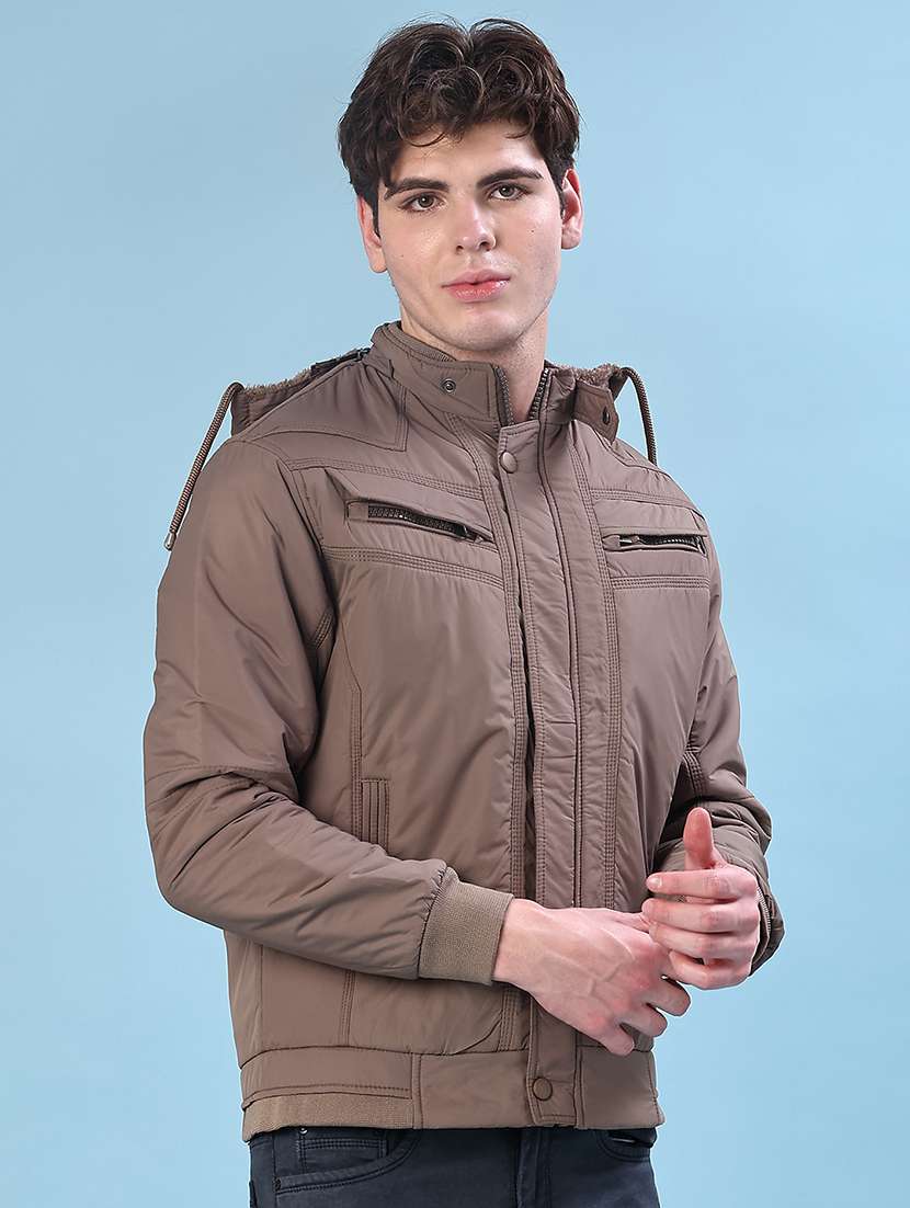 men solid long sleeve lightweight bomber jacket - 22171980 -  Standard Image - 1