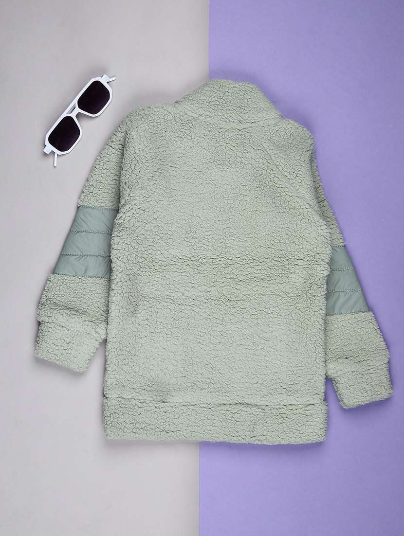 boys solid long sleeve sweatshirt - 22172109 -  Standard Image - 1