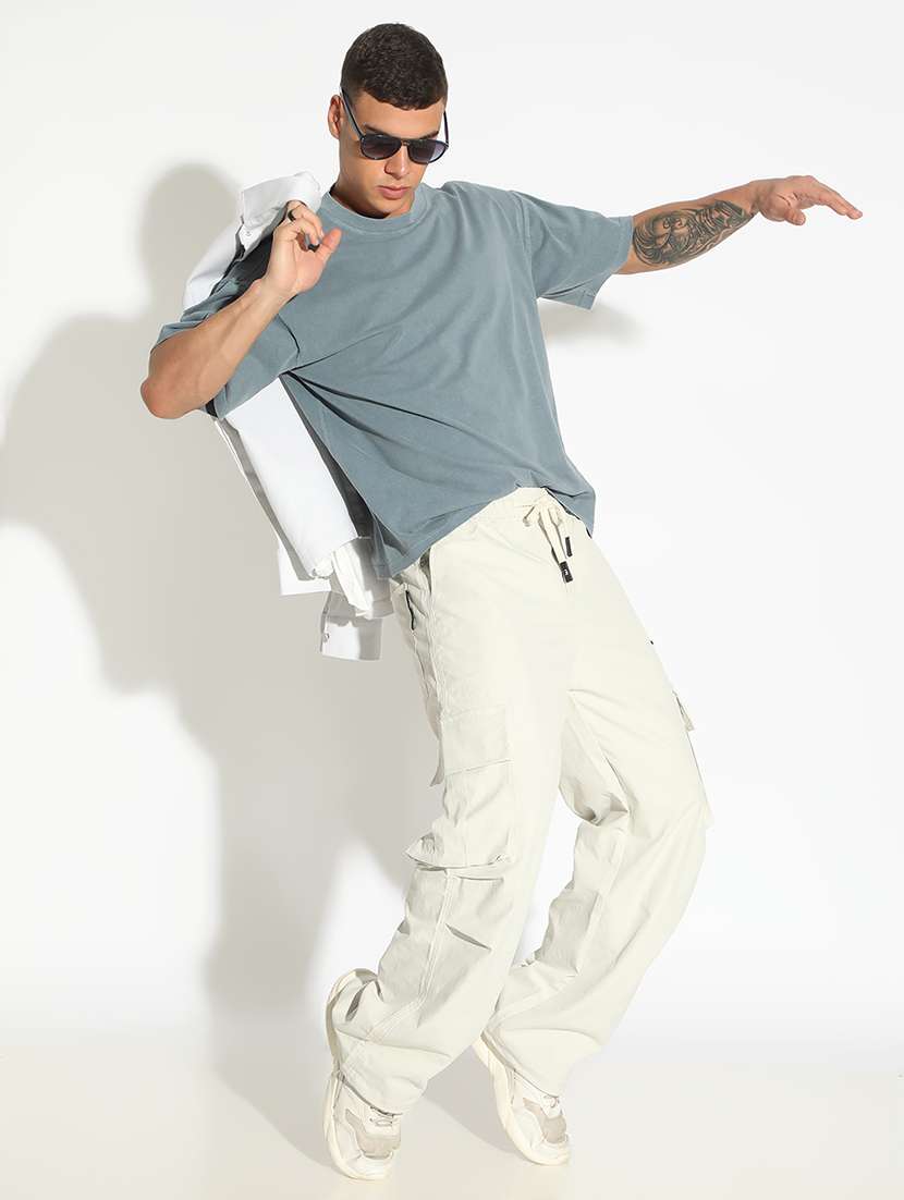 men solid short sleeve loose fit t-shirt - 22173621 -  Standard Image - 6